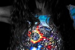 Jim Morrison womens tie dye t-shirt