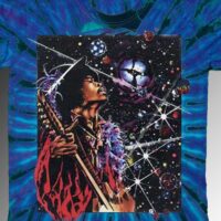 Big Wing Inspired by Jimi Hendrix T-shirt - Classic Rock Tees - Men's purple Tie Dye, 100% Cotton