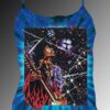 Big Wing Inspired by Jimi Hendrix Tank Top - Women's purple tie dye, 100% cotton sleeveless tank top.