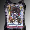 Crimson and Clover Tank Top - Men's black tie dye, 100% cotton sleeveless tank top.