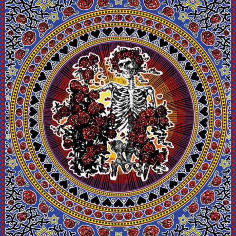 Grateful Dead Skull and Roses Tapestry – Bertha Tapestry