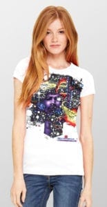 Haze - Women's t-shirt inspired by Jimi Hendrix