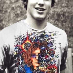 John Lennon Tie Dye Inspired by John Lennon Men's T-shirt