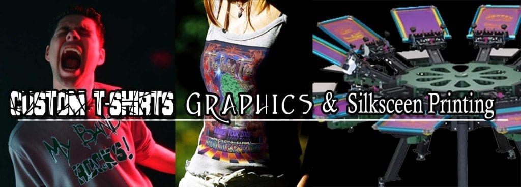 Custom T-shirt Design, Band Graphics and Promotional Merchandise