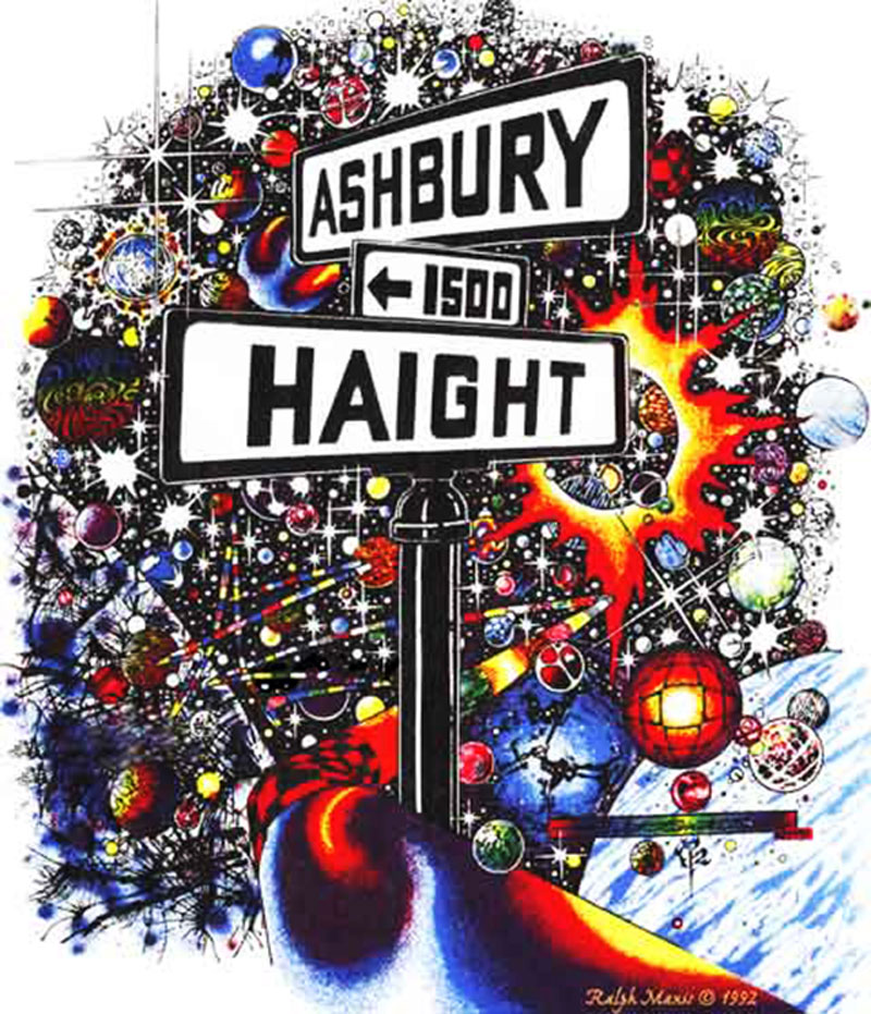 Haight Ashbury Sticker