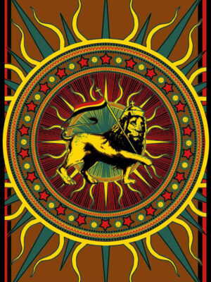 Rasta Lion Sticker