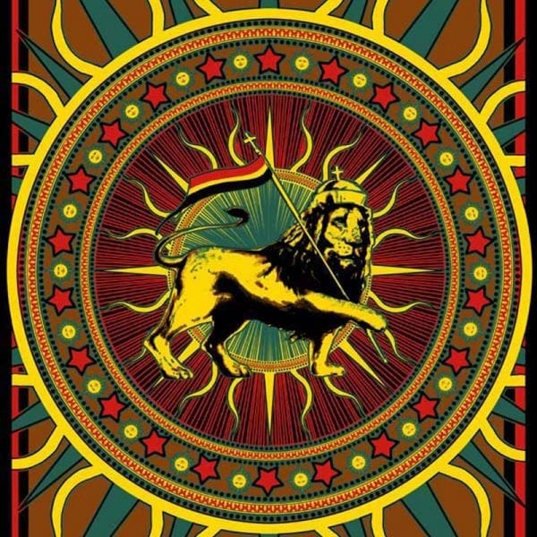 Rasta Lion Sticker