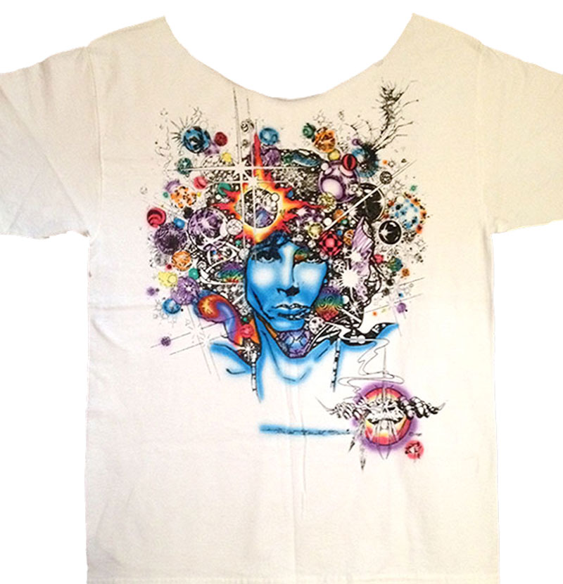 Discount Jim Morrison T-shirt Men's White Tee Door Ways on Sales Rack