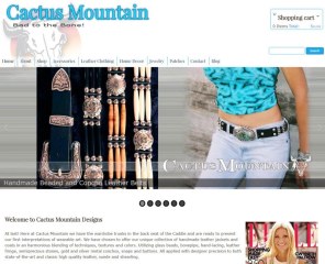 Cactus Mountain - WordPress eCommerce Web Design PayPal Shopping Cart