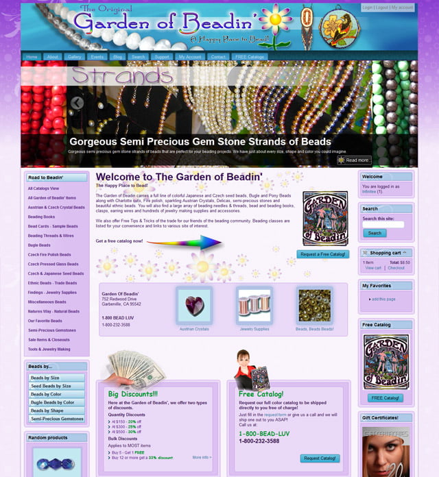 The Garden of Beadin' - Beading Super Store