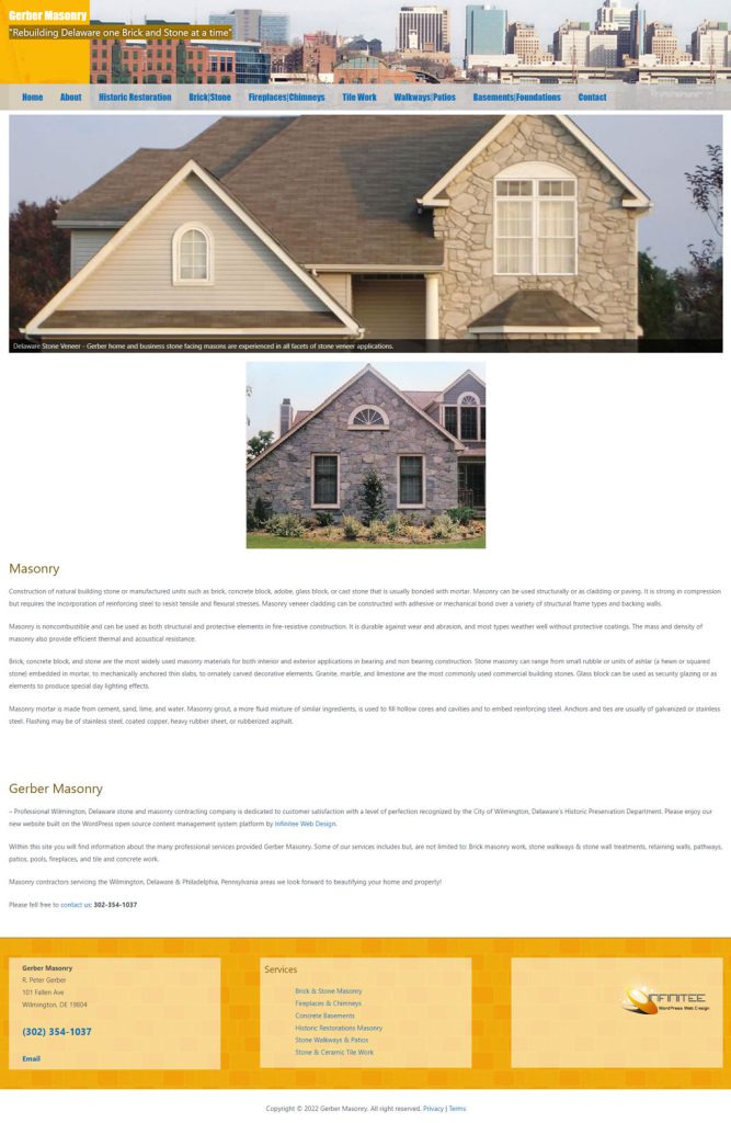 Gerber Masonry – Wilmington, Delaware