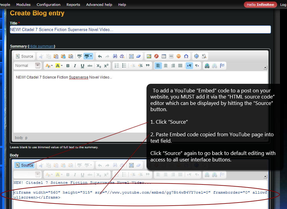 Adding and Embedding YouTube Videos - Adding and Embedding YouTube Videos into your Drupal Websites