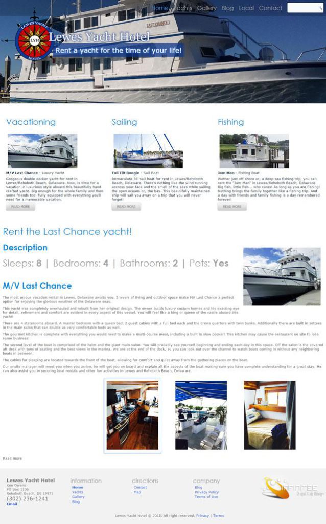 Lewes Yacht Hotel Website