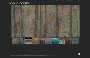 The New Redesigned Karen Schaffel Artist Website