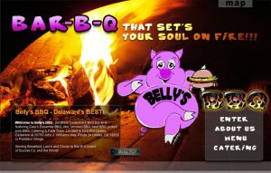 Belly's BBQ Restaurant Website