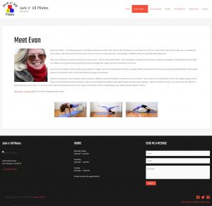 Jack and Jill Pilates - About Evan