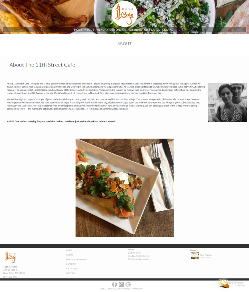 11th Street Cafe - About