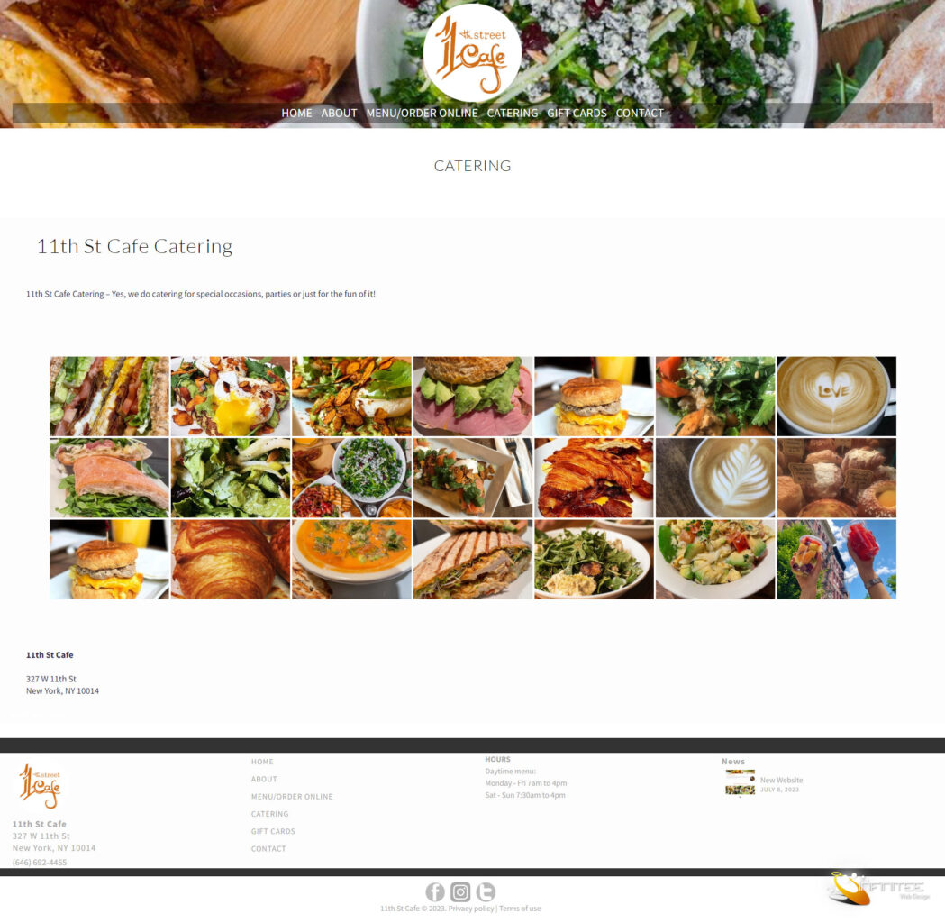11th Street Cafe - Catering