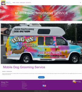 Wag On Mobile Grooming page