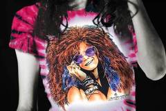 Janis Joplin womens tie dye t-shirt