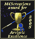 MCS Creations Award for Artistic Excellence