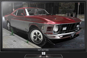 3D 1970 Ford Mustang - Free Wallpaper