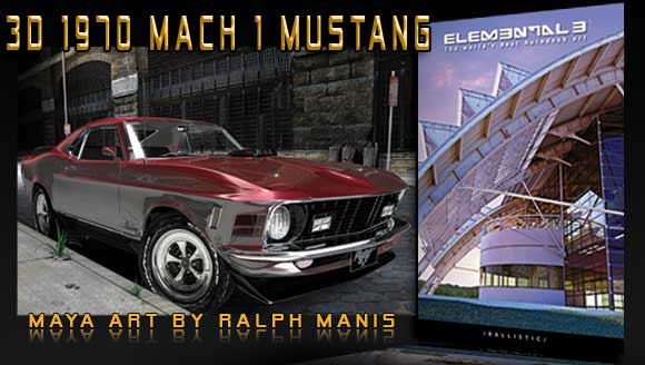 My 3D Mustang in the new Elemental 3 from Balistic Publishing