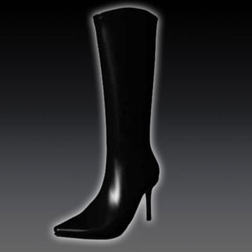 Stiletto Heel Boot Model - Free Maya & 3D Studio Max 3D Model