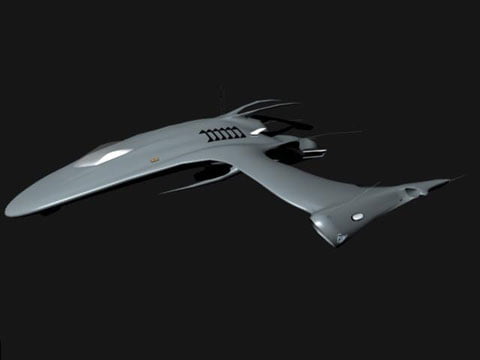 Jint - 3D Spaceship Model - Free Maya & 3D Studio Max 3D Model