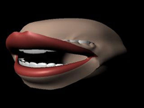 Female Mouth Lips & Throat - Free Maya & 3D Studio Max 3D Model