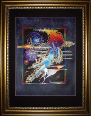 Space Maiden Silkscreen Print