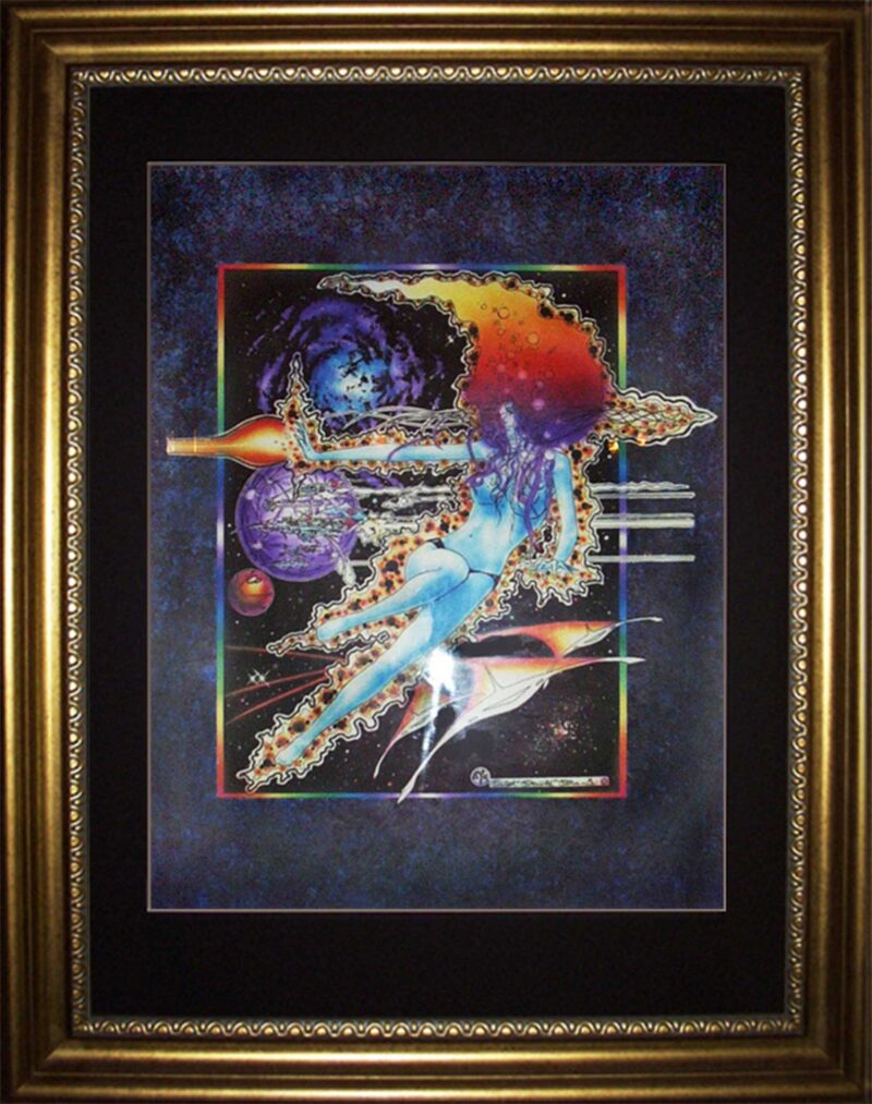Space Maiden Silkscreen Print