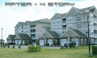 Post Photographic Services - After fourth story added with Photoshop