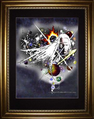 Winters Blues - Johnny Winter portrait print