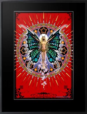 Butterfly Lady Tapestry Print