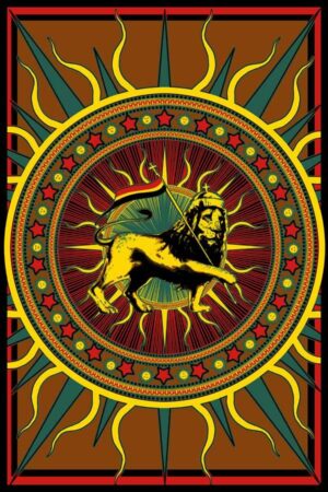 Rasta Lion Window Sticker