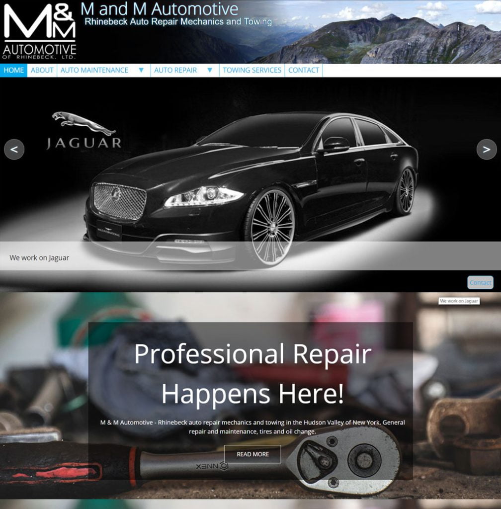 M & M Automotive - Rhinebeck auto repair mechanics and towing in the Hudson Valley of New York.