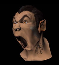 Thorr - Facial Rig Test Animation