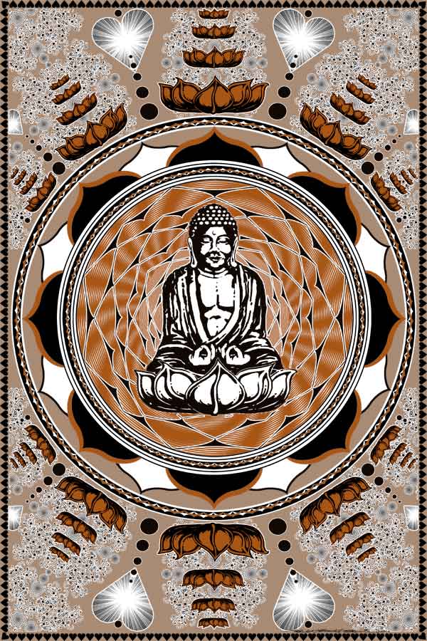 Buddha Window Stickers