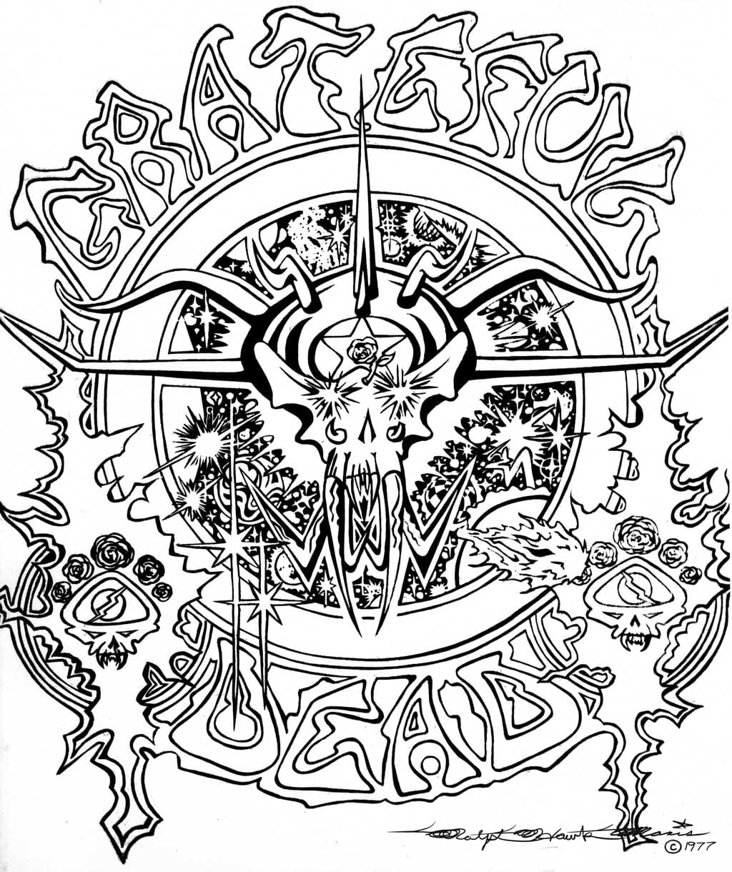 Gd Designs Grateful Dead Silkscreen - Infinitee Designs
