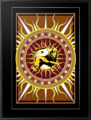 Rasta Lion of Judah Print